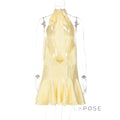 Nathaly Halter Mini Dress [YWY5GQXS]