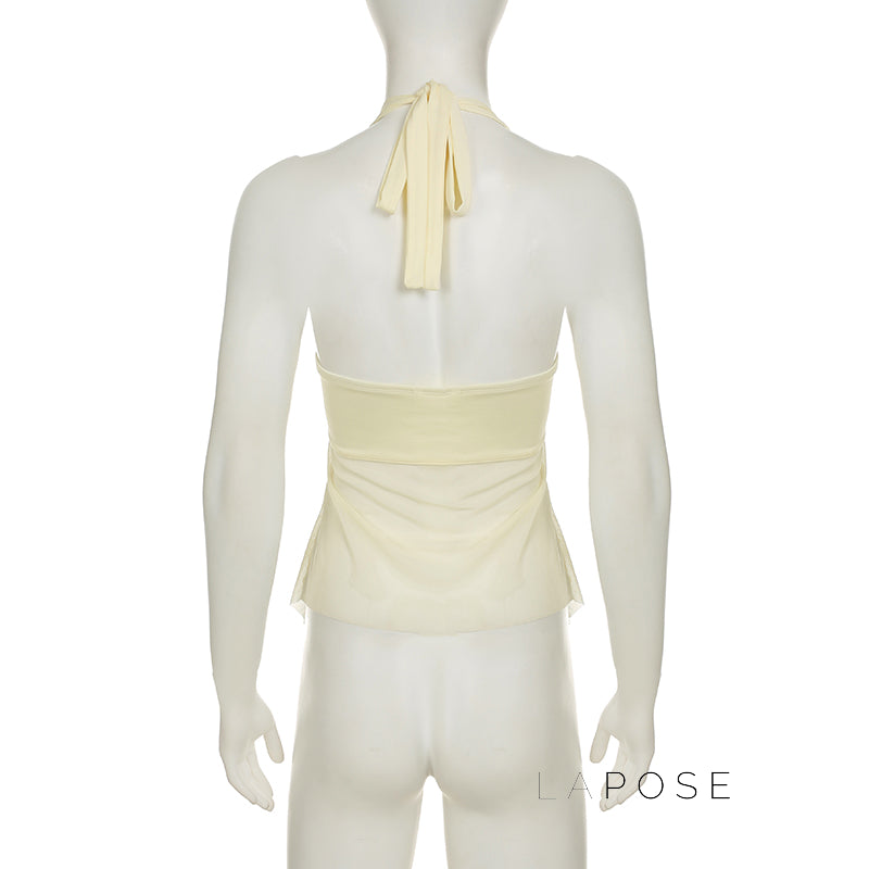 Nava Cropped Mesh Vest [JD9SUZ7S]