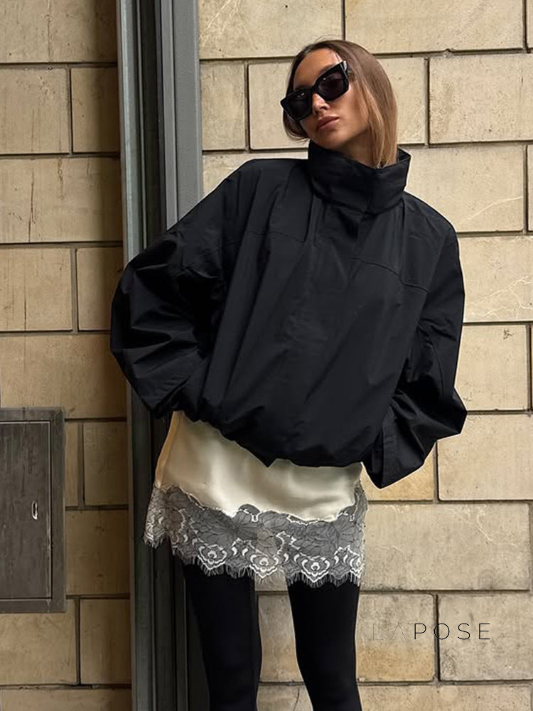 Navya Cropped Zip Jacket [4JLKPXUT]