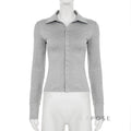 Nayelis Buttoned Polo Top [ZTOVC790]