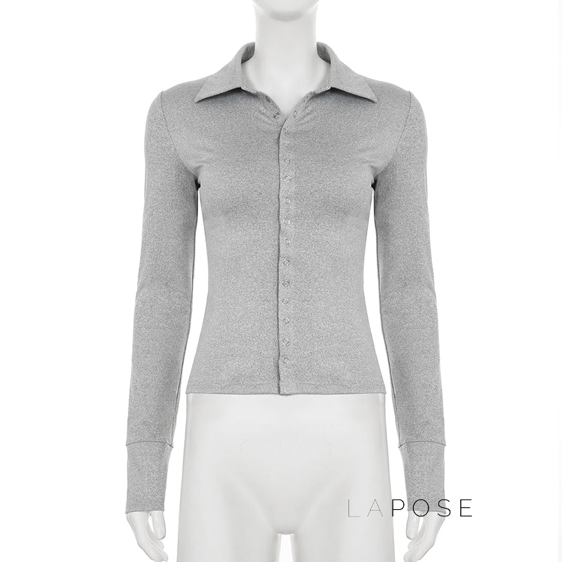 Nayelis Buttoned Polo Top [ZTOVC790]