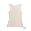 Neely Gold Button Knit Vest [ZFZFG2SW]