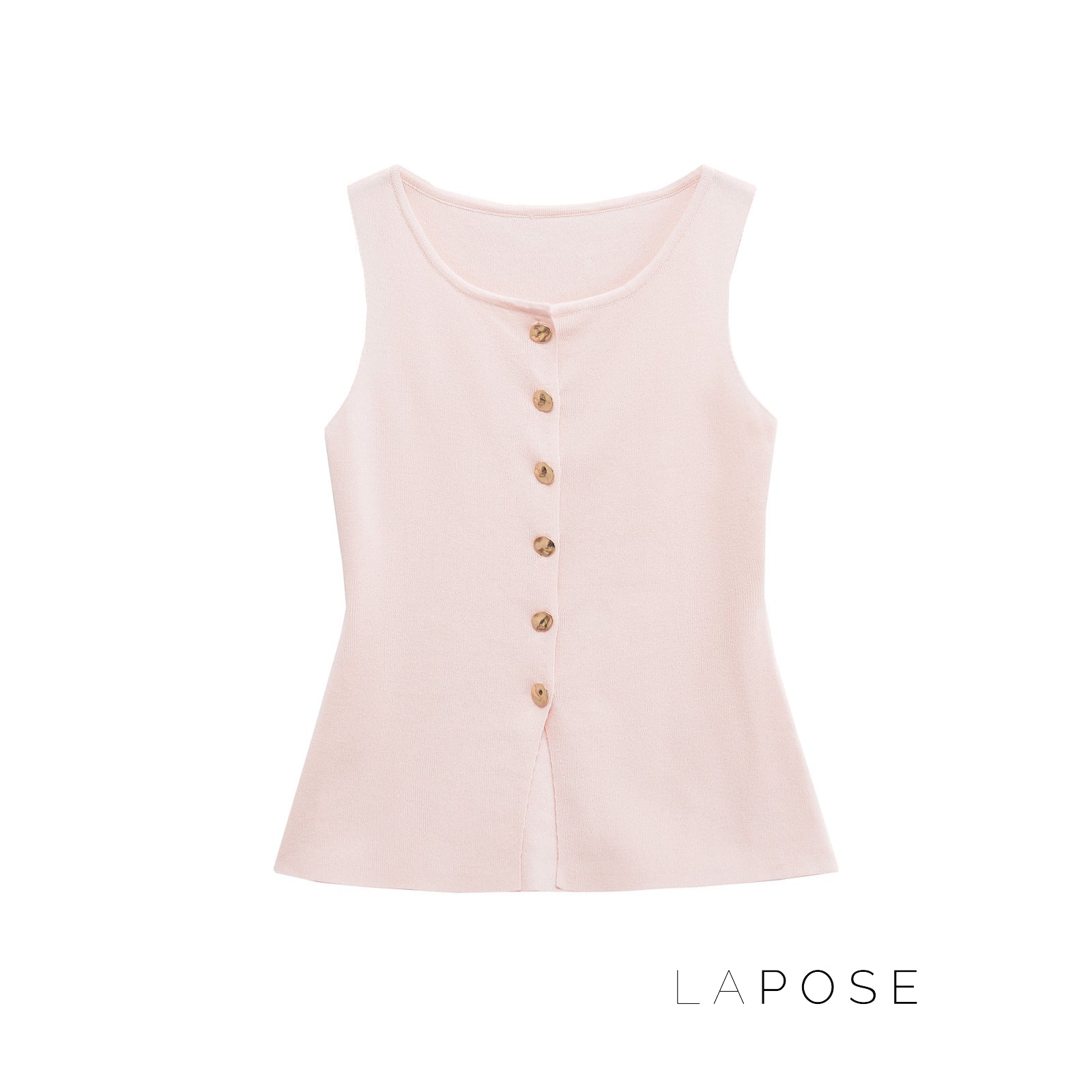 Neely Gold Button Knit Vest [5JEVDFZ3]