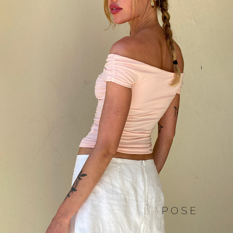 Neriah Pleated V-Neck Cami [35PTF1I9]