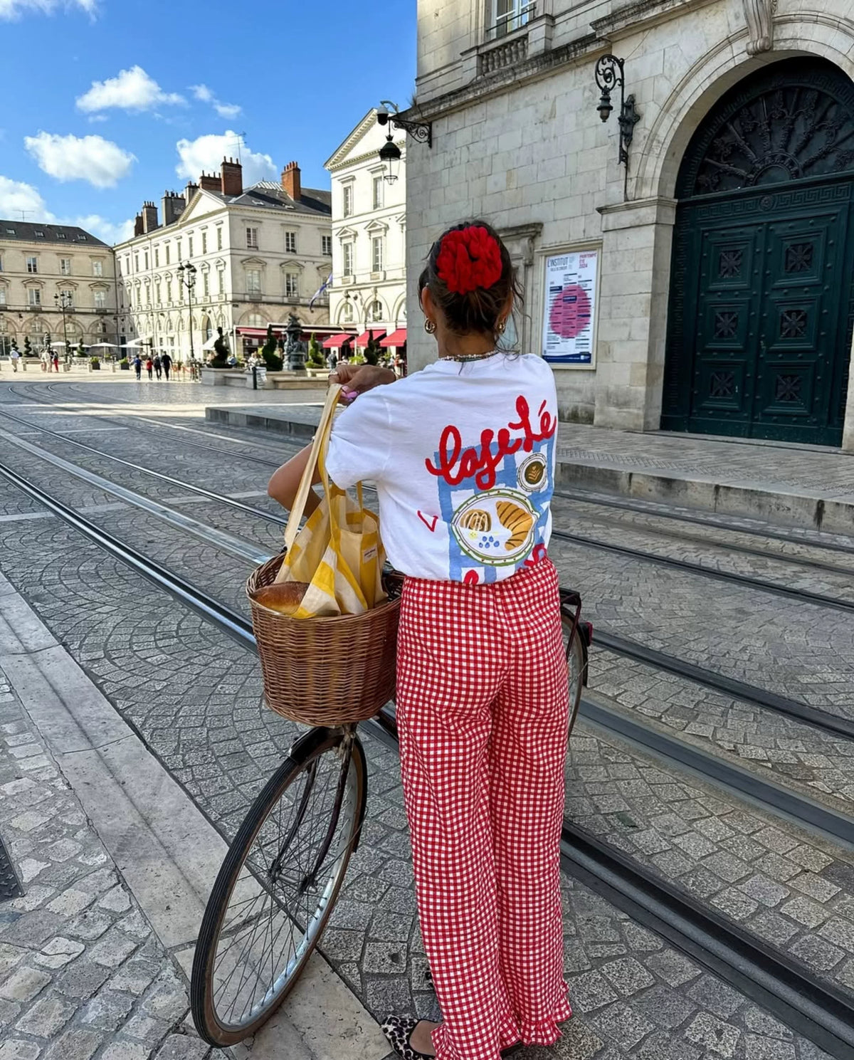 Neyla Breakfast Graphic Oversized Tee