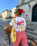 Neyla Breakfast Graphic Oversized Tee