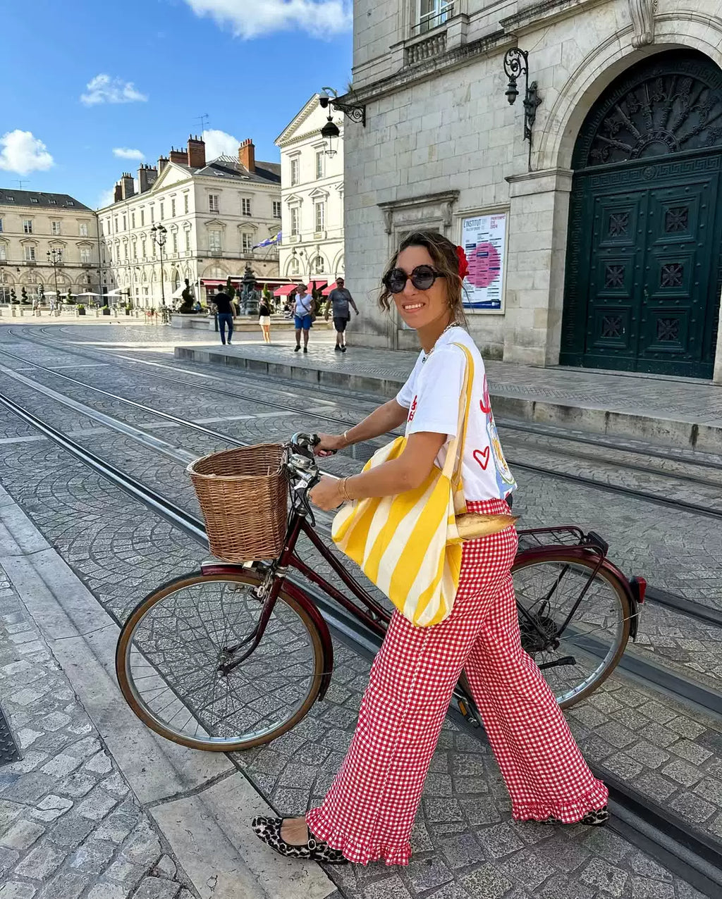 Neyla Breakfast Graphic Oversized Tee