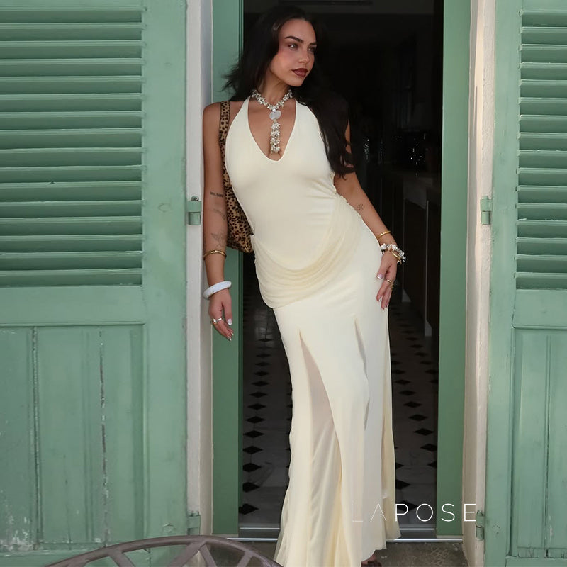 Nicole Halter Maxi Dress [F6KQHAB6]
