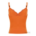Nicolette Beaded Lace-Up Camisole [GH7DMTSK]