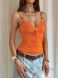 Nicolette Beaded Lace-Up Camisole [H6ECCGQL]