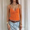 Nicolette Beaded Lace-Up Camisole [XUQ368M6]