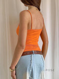 Nicolette Beaded Lace-Up Camisole [BC77TCMU]