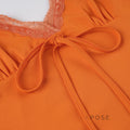 Nicolette Beaded Lace-Up Camisole [9QR5UEZI]