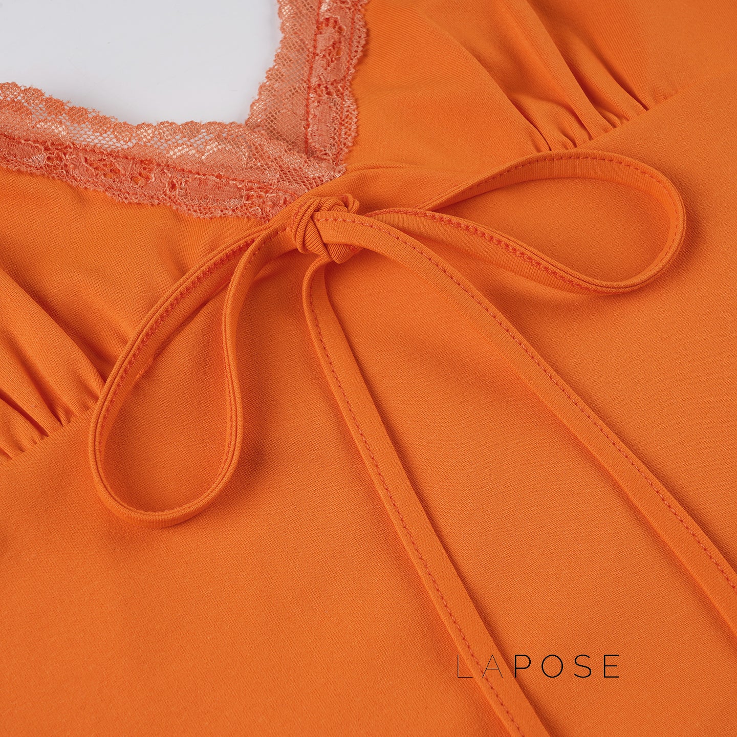 Nicolette Beaded Lace-Up Camisole [9QR5UEZI]