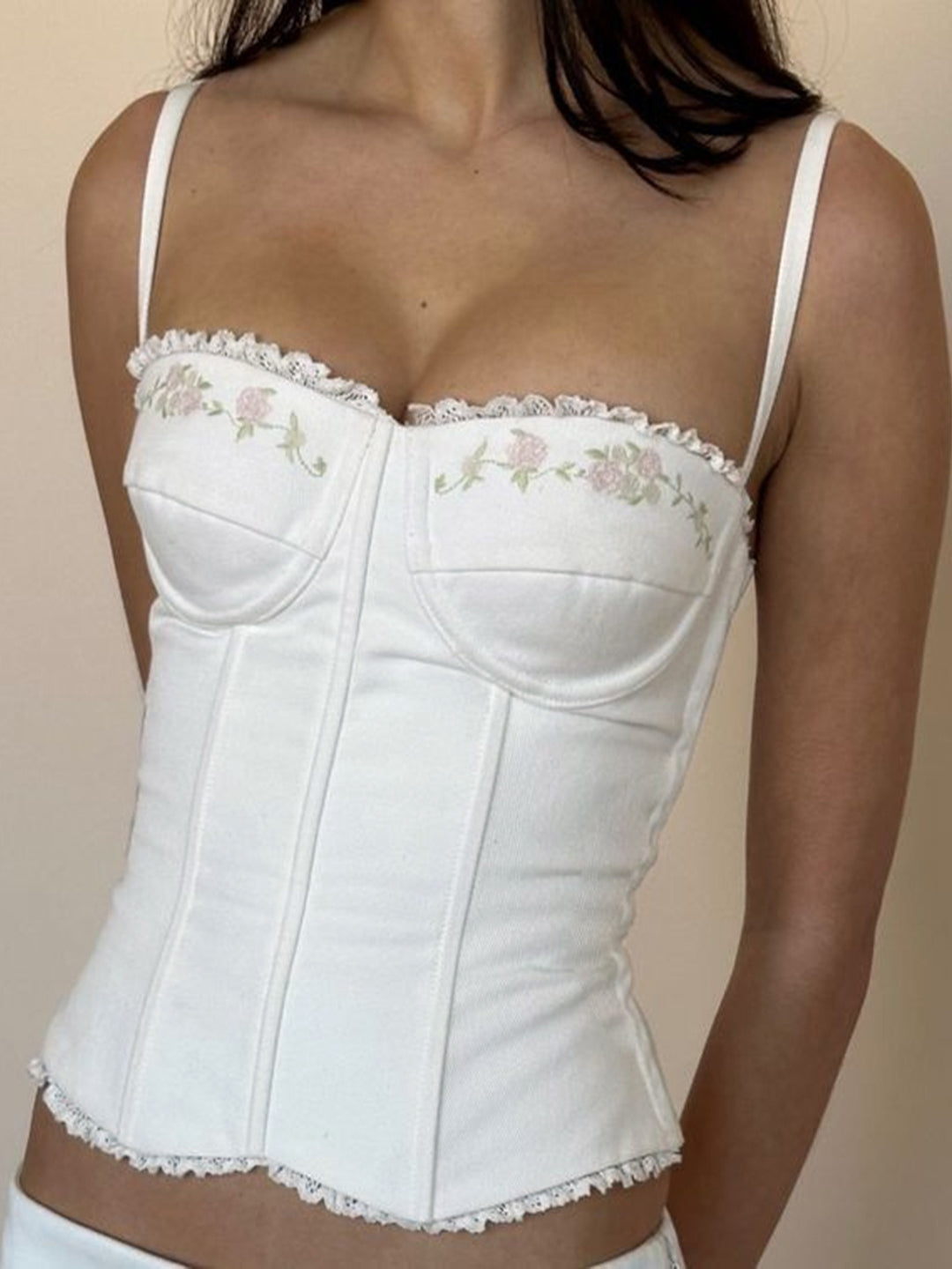 Nikita Floral Lace Corset Top