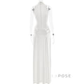 Nikole Mock Neck Ruched Maxi Dress [5HAJE6EU]
