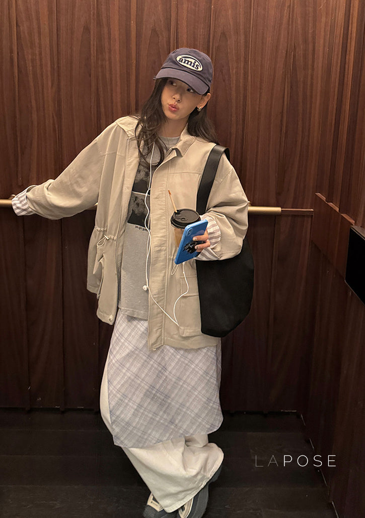 Nilah Cinched Utility Trench Coat [B5FPZETW]