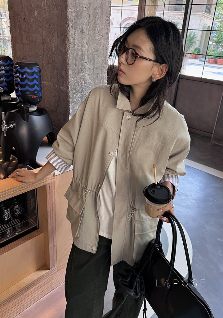 Nilah Cinched Utility Trench Coat [8P7V4AO2]