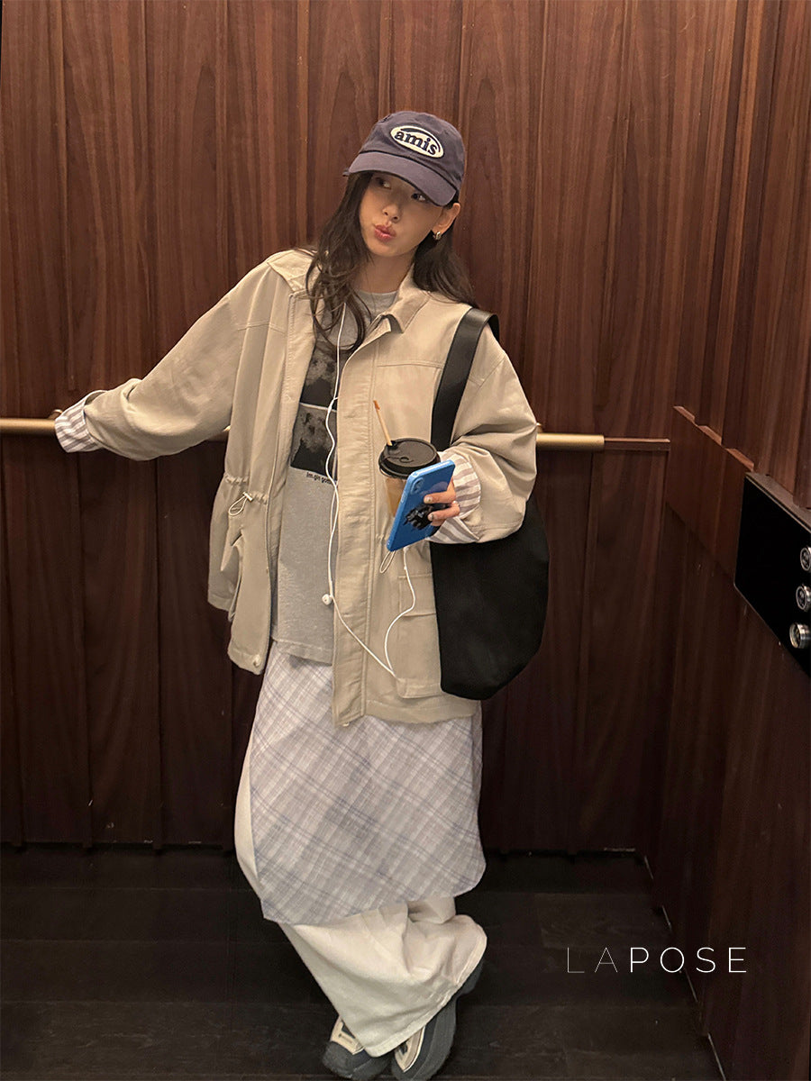 Nilah Cinched Utility Trench Coat [IEF2JVC7]