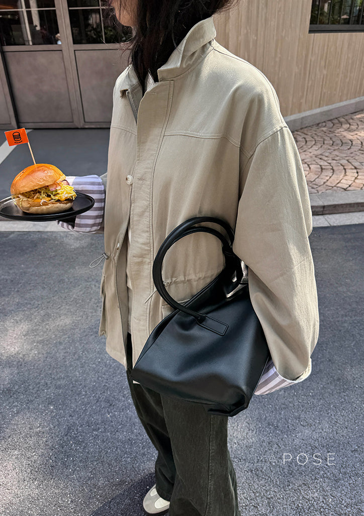 Nilah Cinched Utility Trench Coat [NYZ3UF5L]