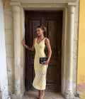 Nohemi Hollow Knit Maxi Dress [VEKAXVCT]