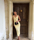 Nohemi Hollow Knit Maxi Dress [6KYV7GYL]