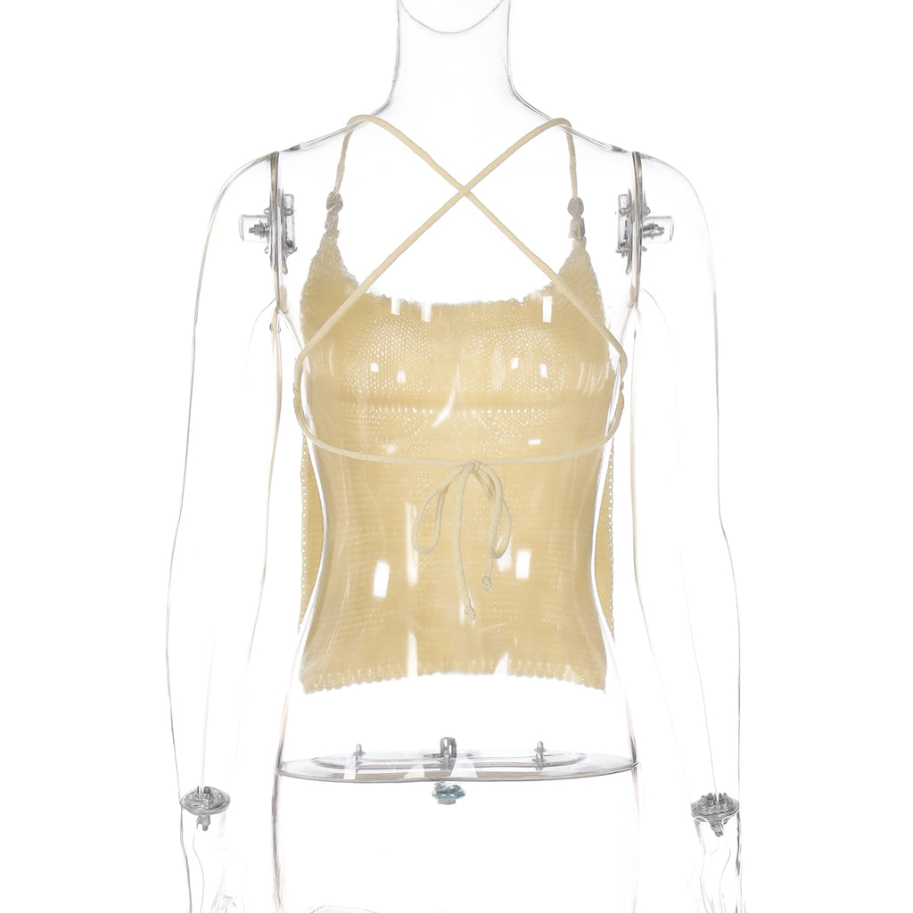 Noreen Backless Halter Top