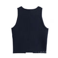 Novalee Cropped Knit Vest [XPJZIHLG]