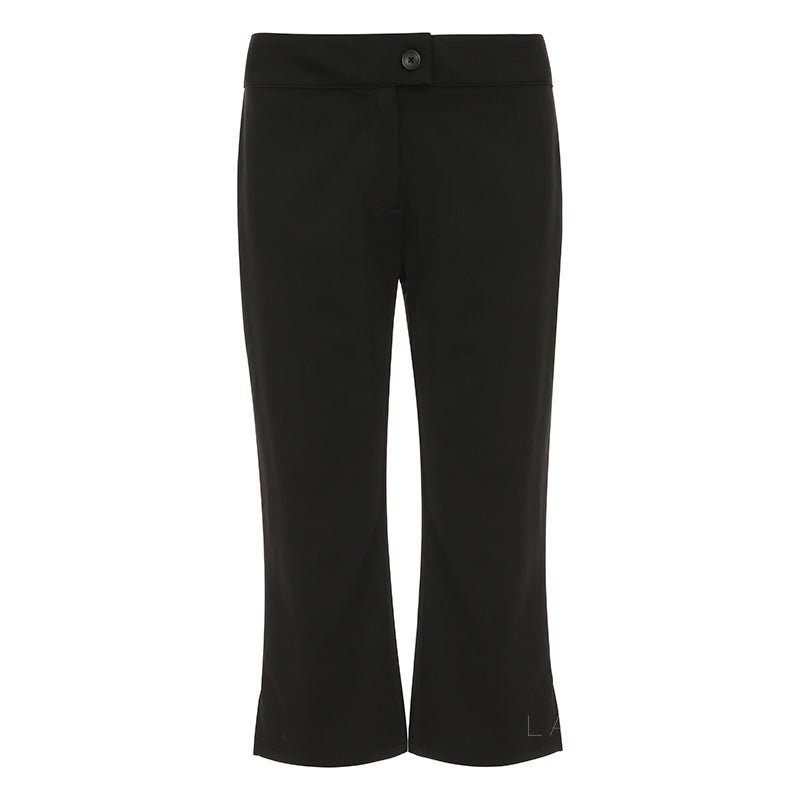 Novalynn Slit Hem Midi Pants