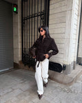 Novella Suede Belted Jacket [Y7QV9UR4]