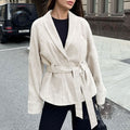 Novella Suede Belted Jacket [NPNXA60U]