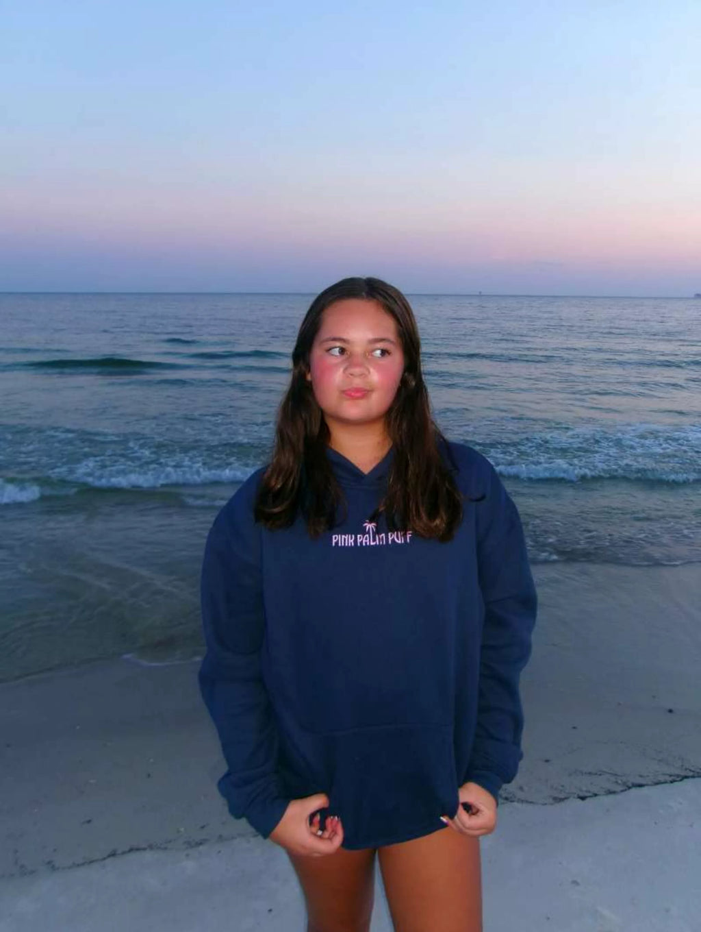 Nur Oversized Palm Graphic Hoodie