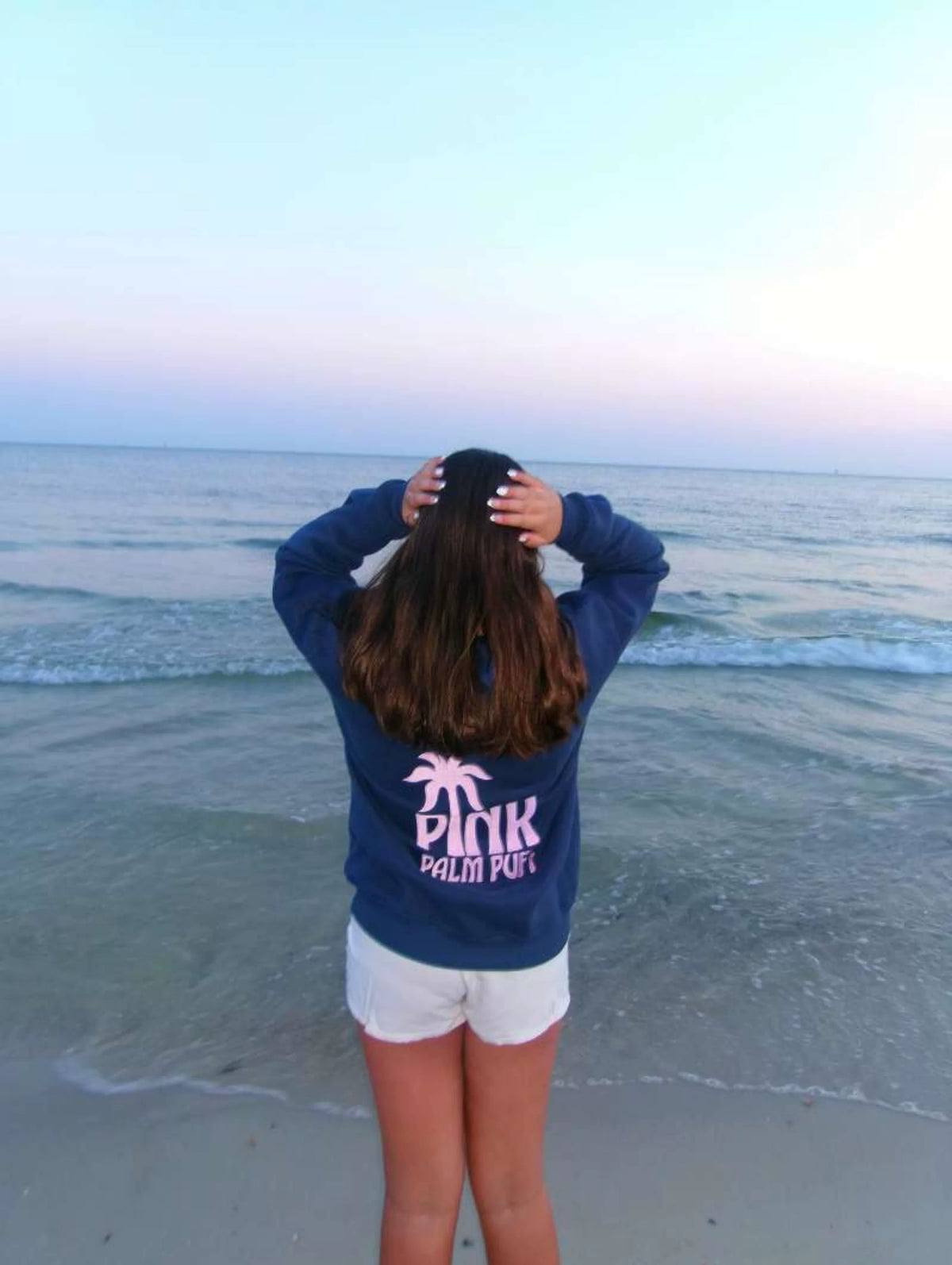 Nur Oversized Palm Graphic Hoodie