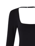 LaPose Oaklynn Backless Long Sleeve Bodysuit