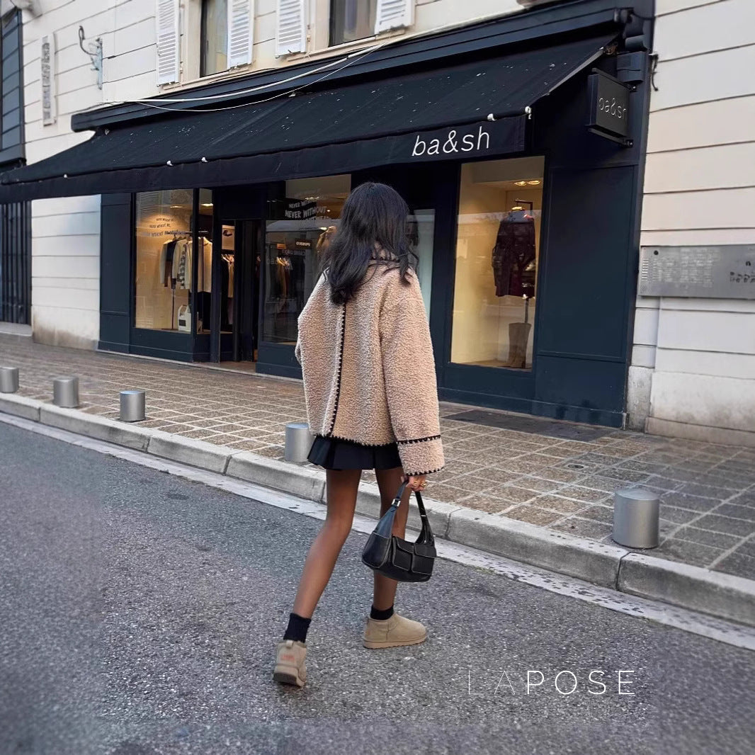 October Faux Fur Teddy Jacket [8CS6TULW]