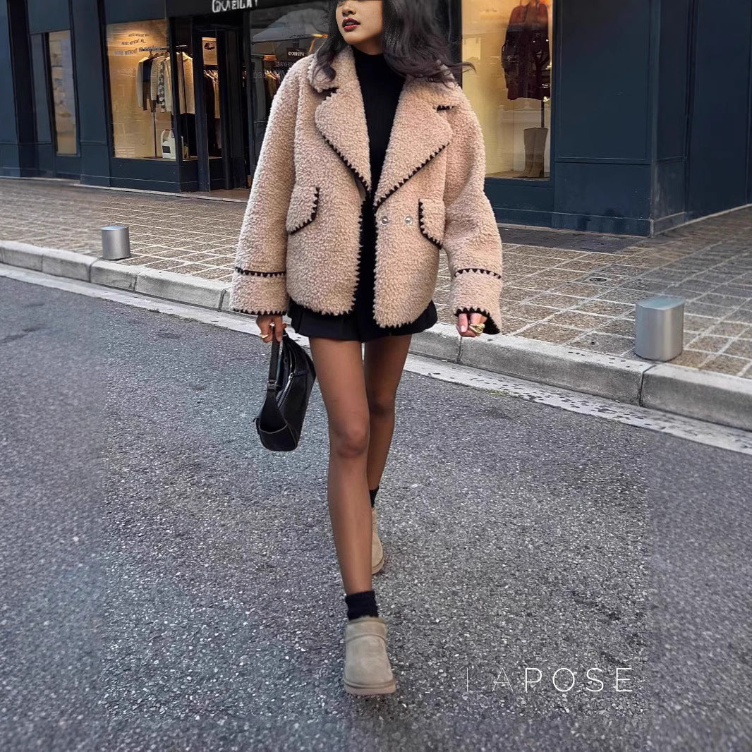 October Faux Fur Teddy Jacket [VG12QKW6]