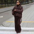 Paisleigh Belted Puffer Jacket [J3UF51JX]