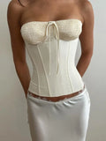 LaPose - Paisleigh Ruched Bust Corset Top