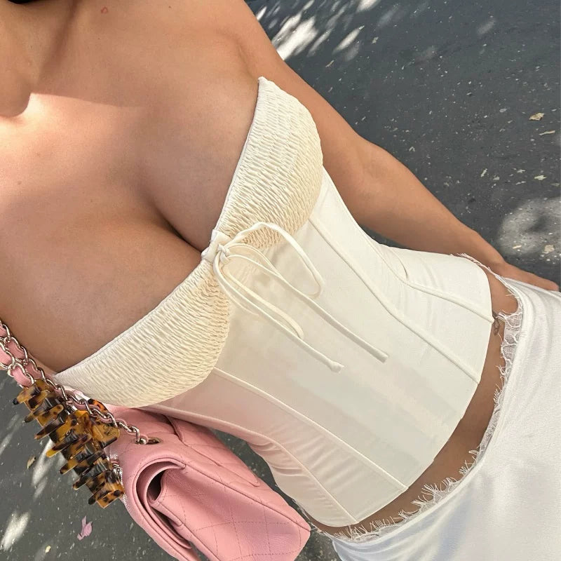 LaPose - Paisleigh Ruched Bust Corset Top