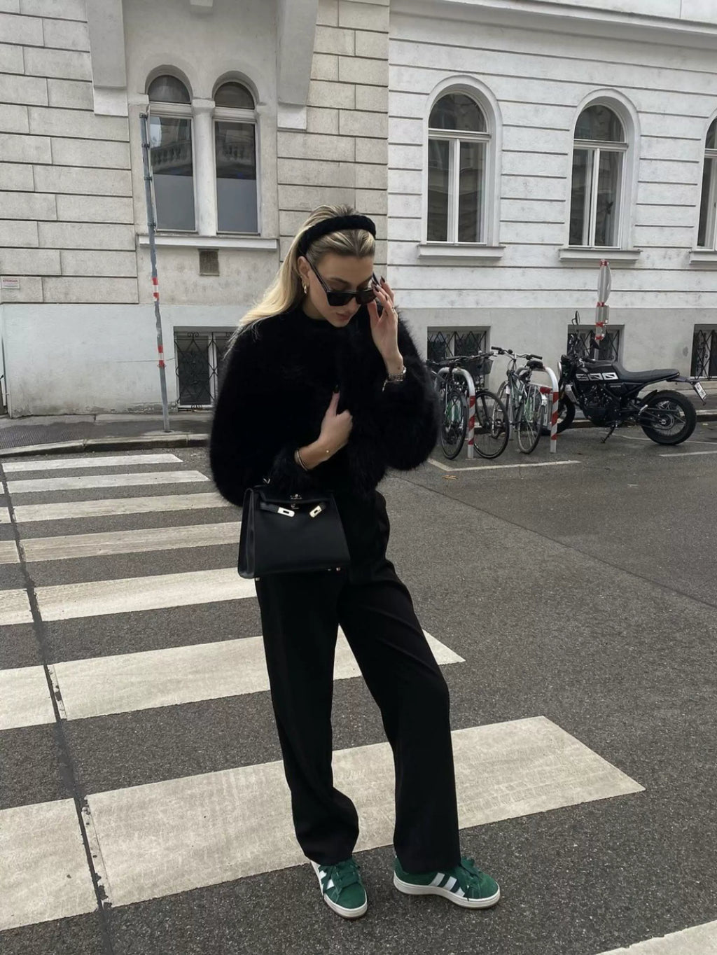 LaPose - Payson Cropped Faux Fur Jacket