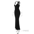 Penelope Ruched Maxi Dress [65DF1IHM]