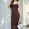 Philomena Lace Mesh Maxi Dress