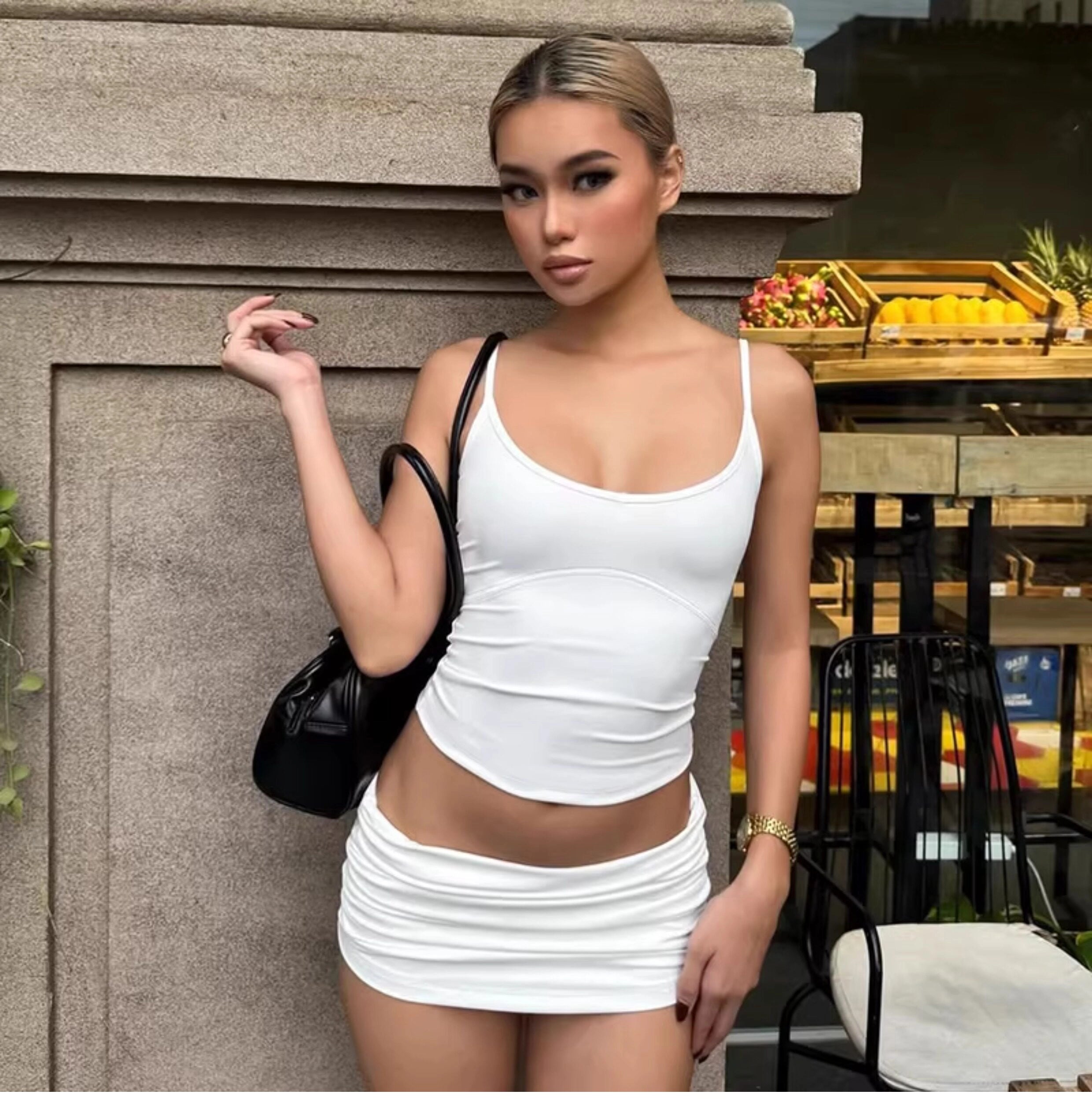 Pleated Mini Skirt Set [NIRYALRQ]