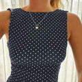 Polka Dot A-Line Mini Dress [GSZVTTIA]