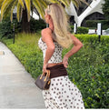 Polka Dot Asymmetric Skirt Set [J46CFGRA]
