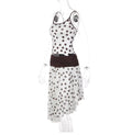 Polka Dot Asymmetric Skirt Set [072YHLUY]