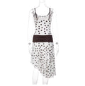 Polka Dot Asymmetric Skirt Set [WXMKA769]