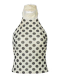 Polka Dot Halter Neck Top [EKR535EU]
