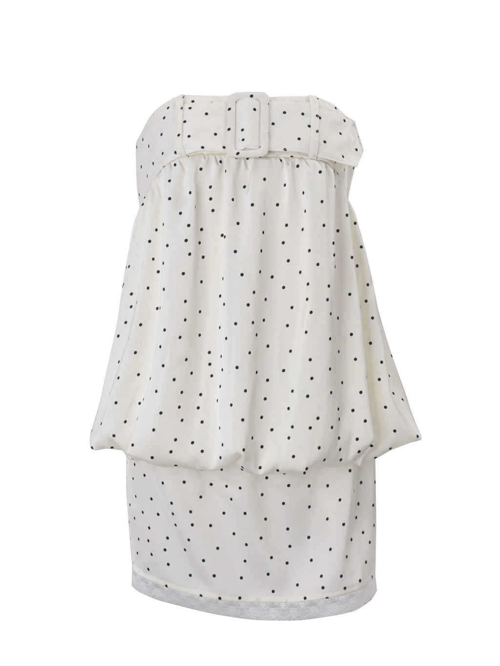 Polka Dot Lace Mini Dress [VDQ13H3Z]