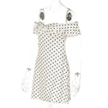 Polka Dot Off-Shoulder Mini Dress [2ZJ5AVJ8]